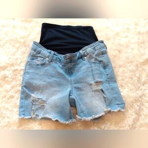 NWOT time and tru maternity woman's size small 4-6 denim shorts